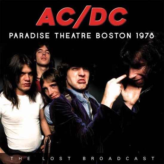 Cover for AC/DC · Paradise Theatre Boston 1978 (CD) (2016)