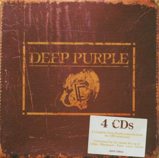 Cover for Deep Purple · Live in Europe 1993 (CD) (2020)