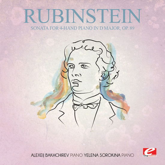 Cover for Rubinstein · Sonata For 4-Hand Piano In D Major 89-Rubinstein (CD) [Remastered edition] (2015)