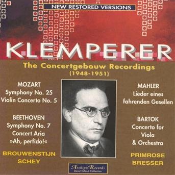 Cover for Mozart / Klemperer · Concertgebouw 1948-51 (CD) (2012)