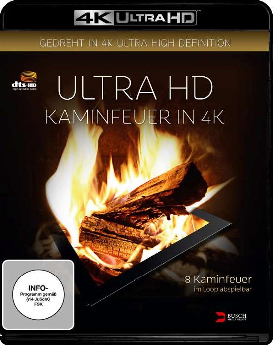 Cover for Simon Busch · Ultra Hd Kaminfeuer in 4k (4k (4K UHD Blu-ray) (2016)