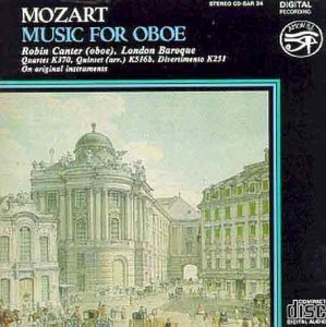 Cover for Mozart / Canter / London Bar · Music for Oboe (CD) (2011)