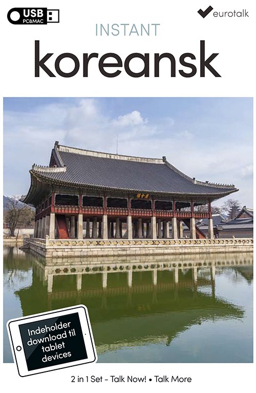 Cover for EuroTalk · Instant: Koreansk begynder- og parlørkursus USB &amp; download (CD-ROM) (2016)