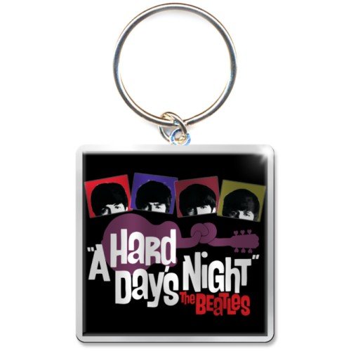 The Beatles Keychain: Hard Days Night Guitar Photo Print (Photo-print) - The Beatles - Produtos - Apple Corps - Accessories - 5055295322424 - 