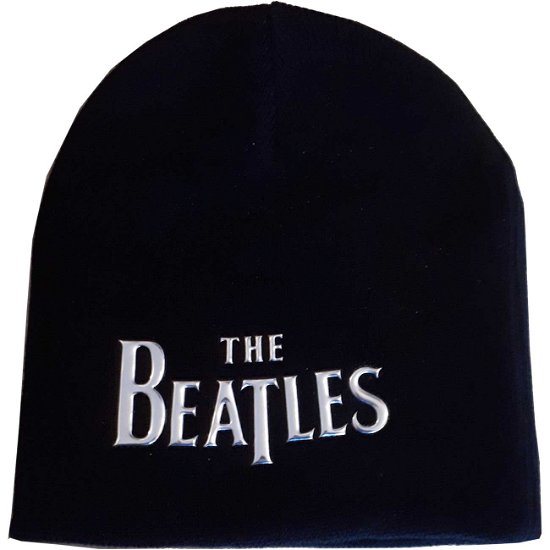 Cover for The Beatles · The Beatles Unisex Beanie Hat: Sonic Silver Drop T Logo (Sonic Silver) (Kläder) [Black - Unisex edition]