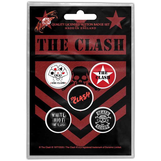 The Clash Button Badge Pack: London Calling - Clash - The - Koopwaar -  - 5056365710424 - 