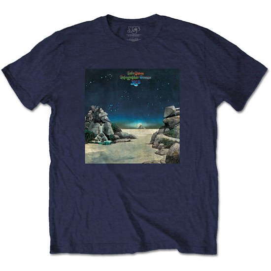 Yes Unisex T-Shirt: Topographic Oceans - Yes - Mercancía -  - 5056561040424 - 