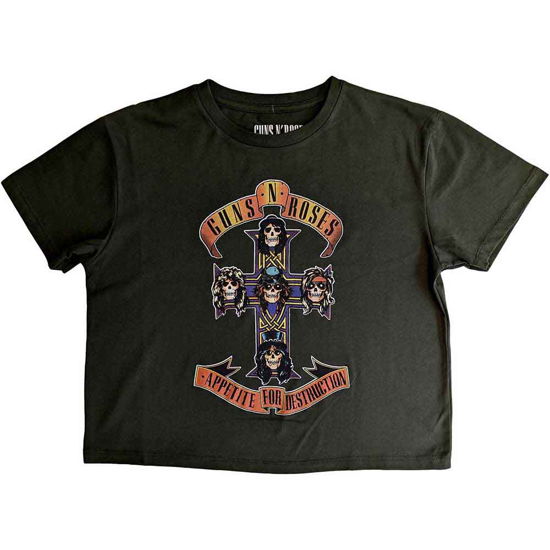 Cover for Guns N Roses · Guns N' Roses Ladies Crop Top: Appetite For Destruction (CLOTHES) [size M]