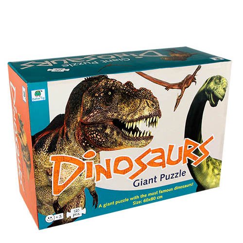 Dinosaur gulvpuslespil -  - Böcker - Barbo Toys - 5704976059424 - 4 november 2020
