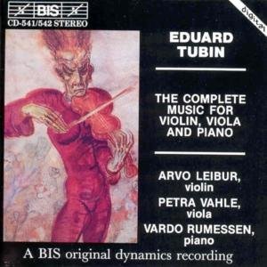 Cover for Tubin / Rumessen · Complete Music from Violin (CD) (1994)