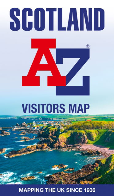 Cover for A-Z Maps · Scotland A-Z Visitors Map (Kartor) (2023)