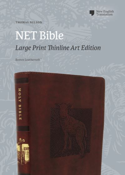 NET Bible, Thinline Art Edition, Large Print, Leathersoft, Brown, Comfort Print: Holy Bible - Thomas Nelson - Books - Thomas Nelson Publishers - 9780785244424 - July 6, 2021