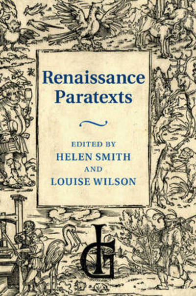 Cover for Helen Smith · Renaissance Paratexts (Paperback Book) (2014)