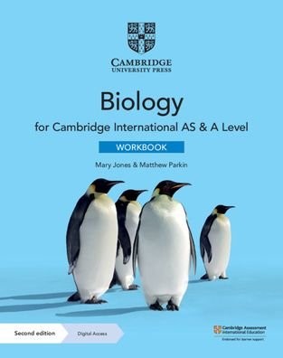 Cover for Mary Jones · Cambridge International AS &amp; A Level Biology Workbook with Digital Access (2 Years) (Bog) [2 Revised edition] (2020)
