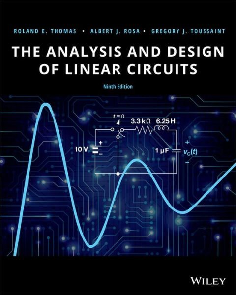 Cover for Thomas · The Analysis and Design of Linear Circuits, Ninth Edition (Paperback Book) [9th edition] (2020)