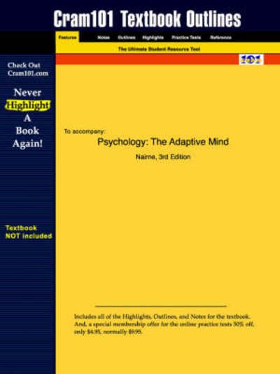 Studyguide for Psychology - 3rd Edition Nairne - Boeken -  - 9781428801424 - 20 juni 2006