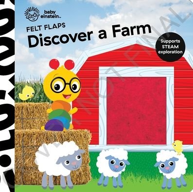 Cover for P I Kids · Baby Einstein Discover A Farm Felt Flaps (Inbunden Bok) (2024)