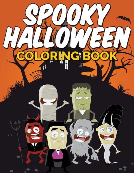 Cover for Melonee · Spooky Halloween Coloring Book (Paperback Book) (2015)