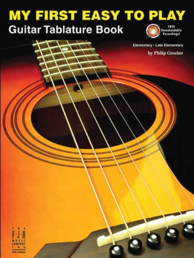 Cover for Philip Groeber · My First Easy to Play Guitar Tablature Book (Book) (2023)