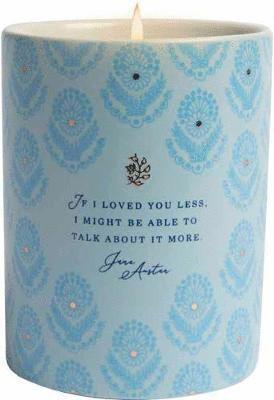 Jane Austen: If I Loved You Less Scented Candle (8.5 oz.) - Insight Editions - Books - Insight Editions - 9781682986424 - September 8, 2020
