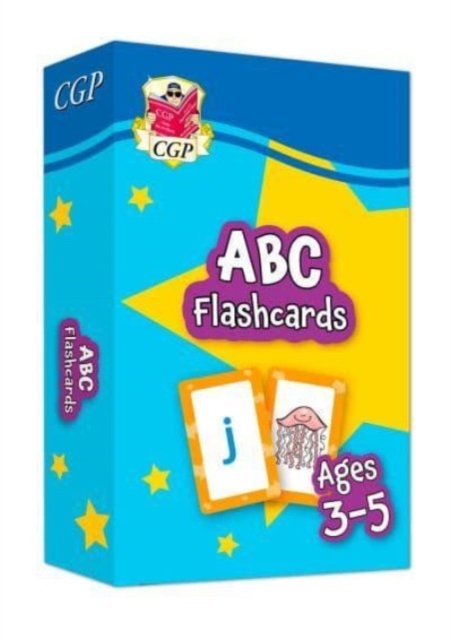 Cover for CGP Books · ABC Flashcards for Ages 3-5: perfect for learning the alphabet - CGP Reception Activity Books and Cards (Hardcover Book) (2022)