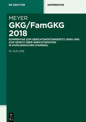 Cover for Meyer · GKG / FamGKG 2018 (Buch) (2017)