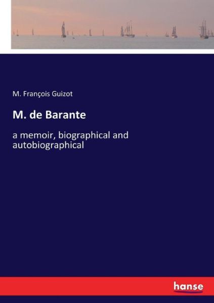 Cover for Guizot · M. de Barante (Book) (2017)