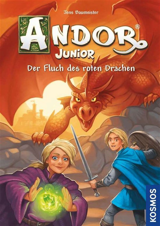 Cover for Jens Baumeister · Andor Junior, 1, Der Fluch des roten Drachen (Inbunden Bok) (2021)