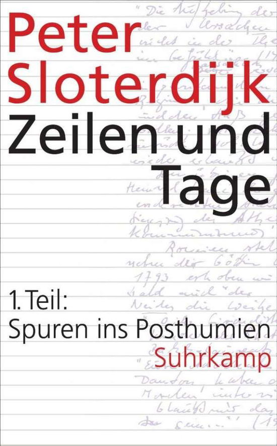 Cover for Sloterdijk · Zeilen und Tage.Notizen 2008 (Book)