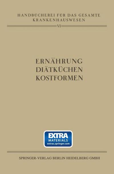 Cover for L Kuttner · Ernahrung . Diatkuchen . Kostformen (1930) (Paperback Book) (1930)