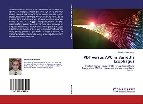 Cover for Alsenbesy Mohamed · Pdt Versus Apc in Barrett's Esophagus (Pocketbok) (2014)