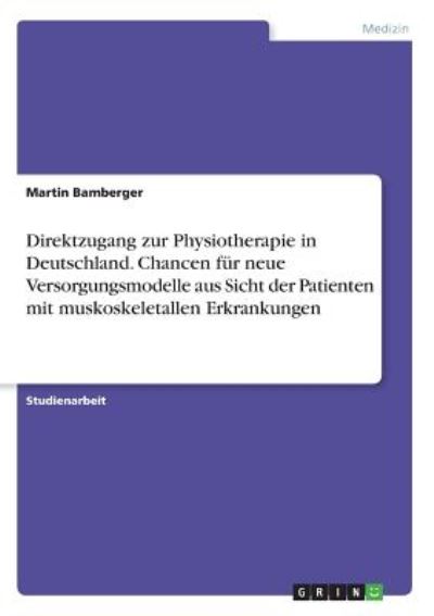 Cover for Bamberger · Direktzugang zur Physiotherap (Book)