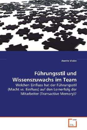 Cover for Violet · Führungsstil und Wissenszuwachs (Book)