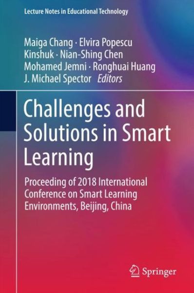 Cover for Challenges and Solutions in Smart Learning (Book) [1st ed. 2018 edition] (2018)