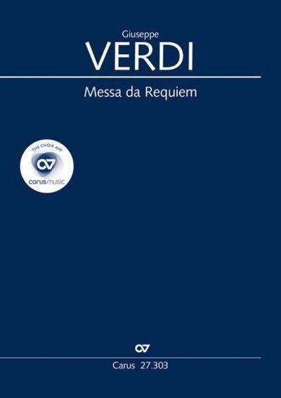 Cover for Verdi · Messa da Requiem,Pt.CV27.303 (Bog)