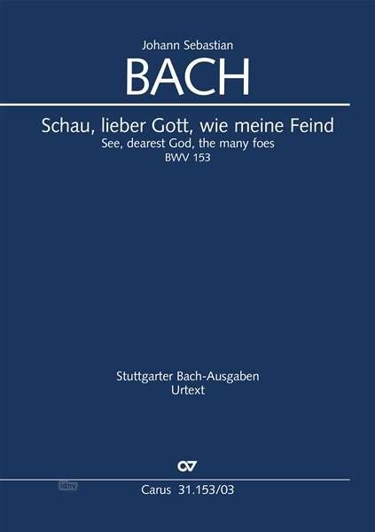 Cover for Bach · Schau, lieber Gott, wie meine Fein (Book)