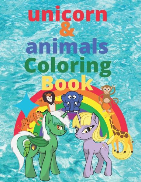 Cover for Simon Adult · Unicorn &amp; animals coloring book (Paperback Book) (2021)