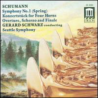 Cover for Robert Schumann  · Symphony No.1 Op 38 'Primavera' In Si (1848) (CD)