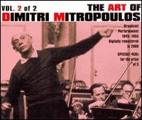 Art of Dimitri Mitropoulos 2 - Mahler / Bach / Prokofiev / Mitropoulos - Muziek - MUSIC & ARTS - 0017685121425 - 12 augustus 2008