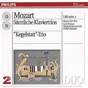Cover for Mozart / Beaux Arts Trio · Complete Piano Trios (CD) (2014)
