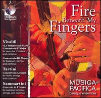 Cover for Musica Pacifica · Fire Beneath My Fingers: Concertos by Vivaldi (CD) (2008)