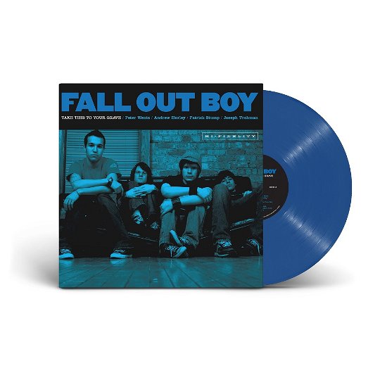 Cover for Fall Out Boy · Take This To Your Grave (LP) [Limited 20th Anniversary Blue Vinyl edition] (2023)
