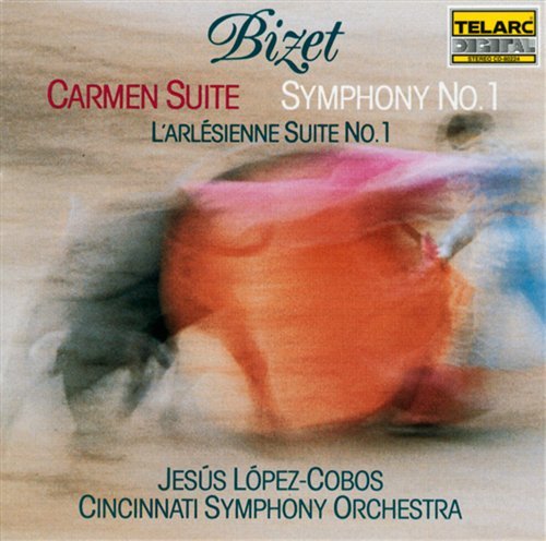 Bizet: Carmen / Symphony No 1 - Cincinnati Sym Orc / Lopez-Cobos - Muziek - Telarc - 0089408022425 - 11 april 1990