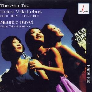 Cover for Vill-lobos / Ravel / Ahn Trio · Piano Trio #1 / Piano Trio in a Minor (CD) (1995)