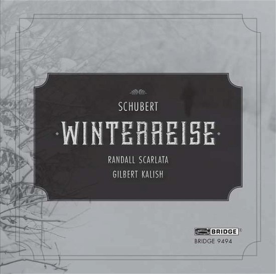 Cover for Franz Schubert · Winterreise (CD) (2018)