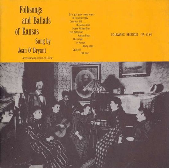 Cover for Joan O'bryant · Folksongs and Ballads of Kansas (CD) (2012)