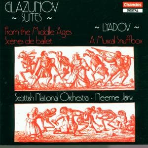 Cover for Glazunov / Jarvi / Scottish National Orchestra · From the Middle Ages (CD) (1992)