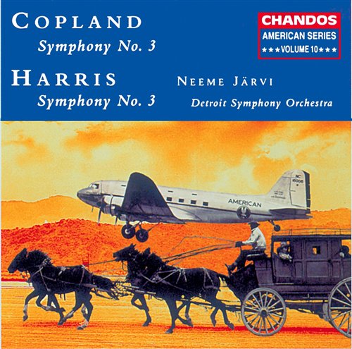 Symphony 3 - Copland / Harris / Jarvi / Detroit Sym Orchestra - Musiikki - CHN - 0095115947425 - tiistai 24. syyskuuta 1996