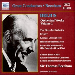 Delius / Orchestral Works - Vol. 1 - Rpo / Lpo / Beecham - Musik - NAXOS HISTORICAL - 0636943190425 - 3 april 2000