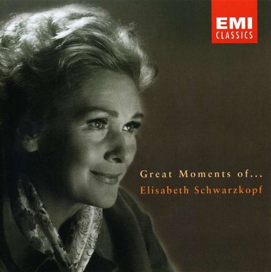 Cover for Schwarzkopf Elisabeth · Great Moments Of... (CD) (2003)